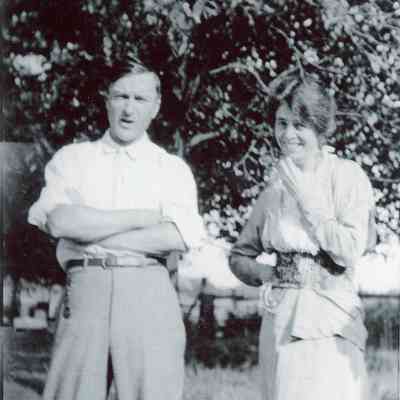 George McCarty with possibly Cora Ballon. George graduated from WHS.