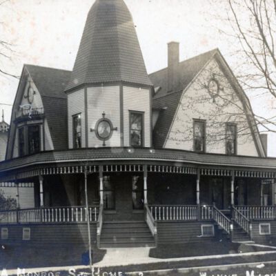 3835 Biddle - 1906 pre Carpenter Hospital Home Postcard