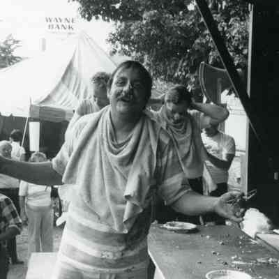 Bob Beeny after Pie eating contest