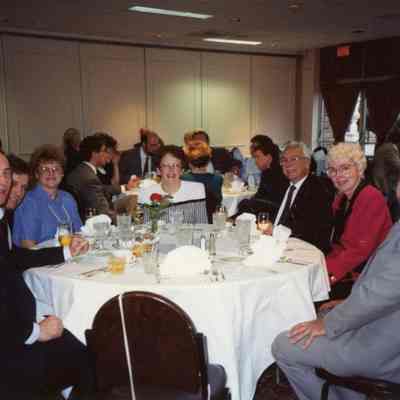 From Left to Right; Bill Hawley, Jon Hisey,?, Darlene Hawley, Murray Millar, Bernice Millar and Barry McEachern