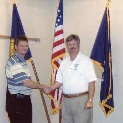 Dispatcher Jeffery Blakesley, City Manager Zech