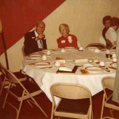 School Principle was sitting at this table.