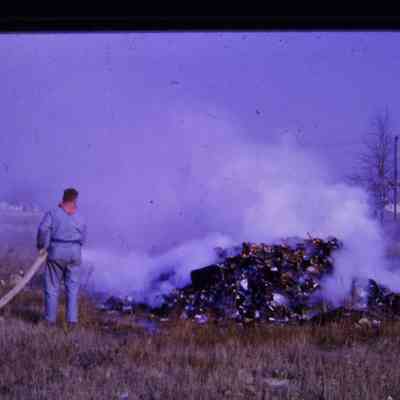 Burning Trash, Feb. 1964