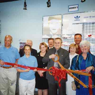 Puffer Red Shoe Store Grand Opening on April 20, 2005
