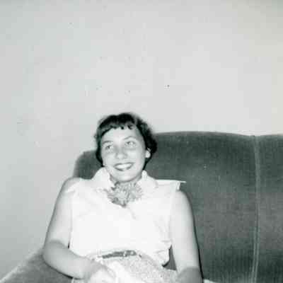 Gloria Frakes at Shirley Hickey's Party on June 12, 1953.