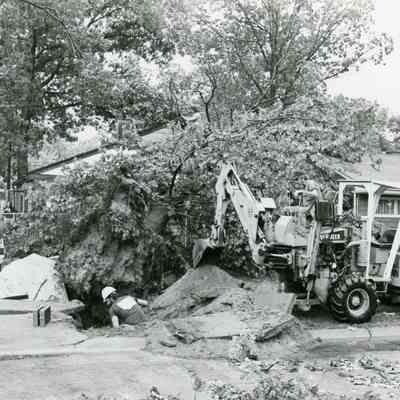 July 1980 Storm Aftermath at 4971 Hunt Street