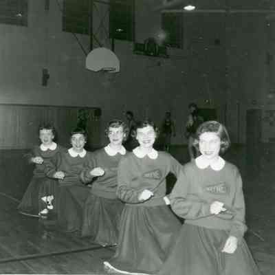 Shirley Hickey, Gloria Frakes, Marlene Bickel, Patti Bingel and Sarah Chamberlain
