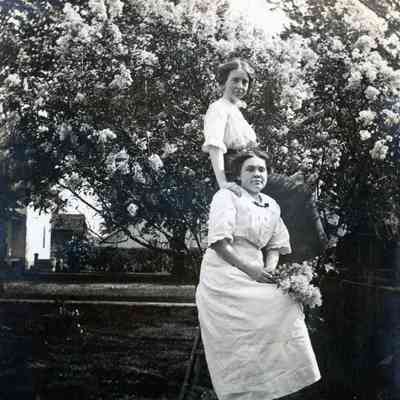 Eva McBride and Ellen Martin on May of 1912.