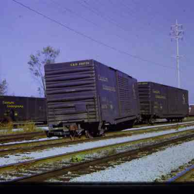 Trains, C&O in Westland just N of Palmer in Oct 1972