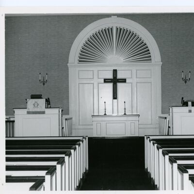 Congregational Church Interior 1968