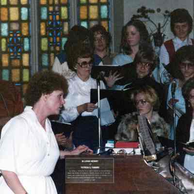 Choir inside Sanctuary