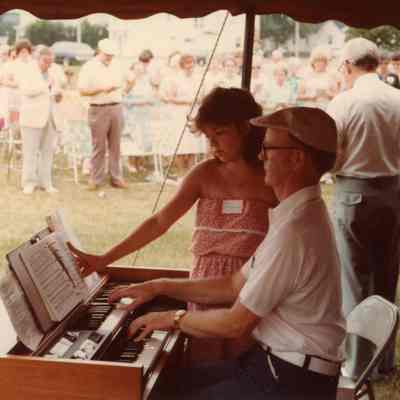 Out Door Service and Homecoming on July 18, 1982.
