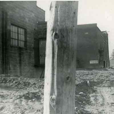 Killins started stone surfacing parking lot on Oct. 15, 1949.
