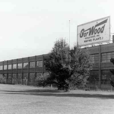 Gar Wood plant, looking SE from Norris St.