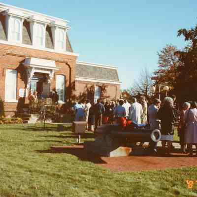Oct. 25, 1987 Wayne Historical Museum site dedication of the historical marker. Photo by Richard L. Story IFPA.