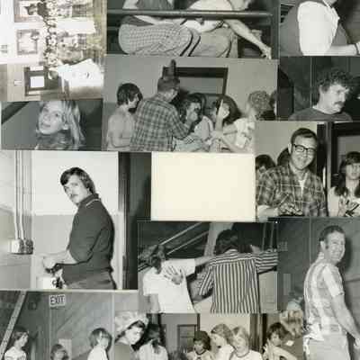Collage of people Painting