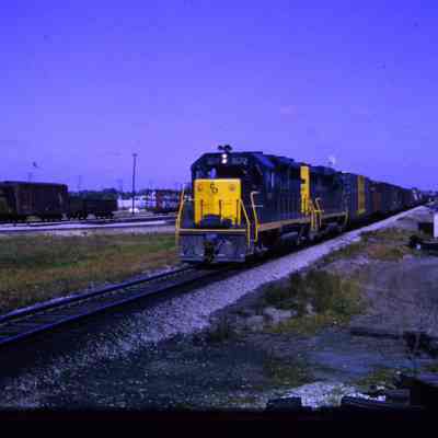 Trains, C&O # 3572 going Southbound at Wayne in Sep 1965.