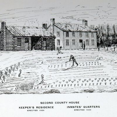 Second County House as it appeared 1839
