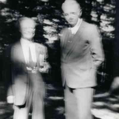 Dr. Joseph and Rev. Armstrong on 08/15/1943.