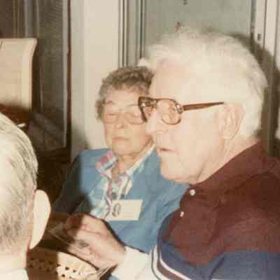 1987 Reunion of the 1933 WHS class at Marcel Dunn's house in Mulberry Florida.