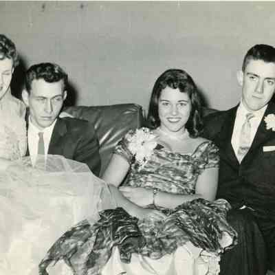 Students at a dance