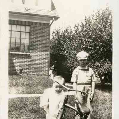 Bernice Greenwalt on left in May of 1930.