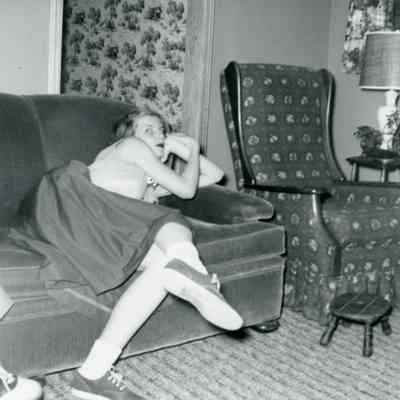 Joan Worden at Shirley Hickey's Party on June 12, 1953.