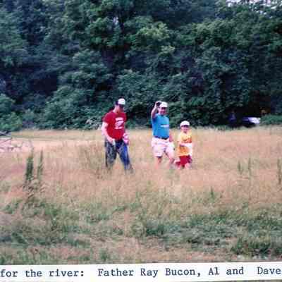 Father ray Bucon, Al Damitio and Dave Damitio