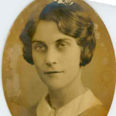 June Adams graduation picture from Wayne High School in 1928.
