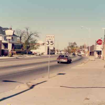 Wayne road at Elm Looking North