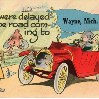 Postcard from Wayne, Mich