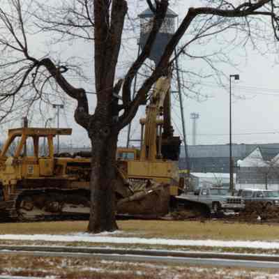 Old Gar Wood factory in background
