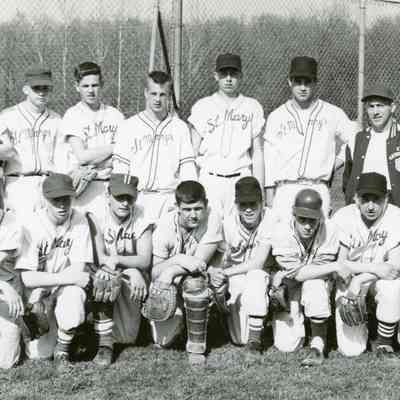 St. Marys Boys Baseball 1958