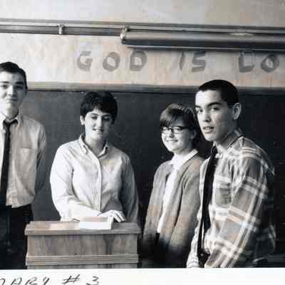 Students and Teacher in classroom