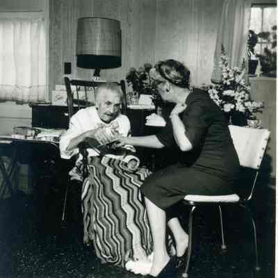 Estelle Bunting at her 100th Birthday on March 9, 1964.