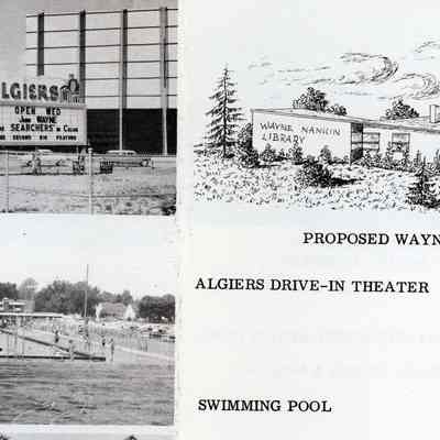 Algiers Drive in, Proposed Library, Attwood Pool