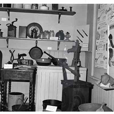 One of the first exhibits.