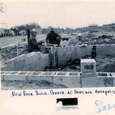 New Recreation Building Being Built