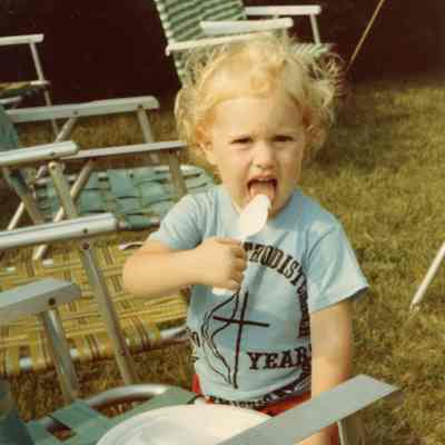 Marlea Smith at 150th Birthday Party of the Church and Ice Cream Social on June 27, 1982.