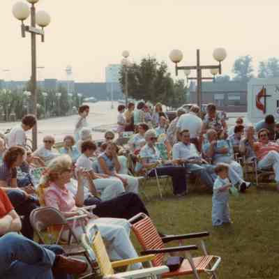 Out Door Service and Homecoming on July 18, 1982.