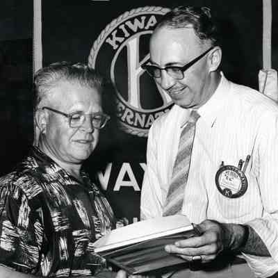 Frank Fournier and Elwyn Dell