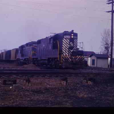 Trains, Num 5761 at Wayne Juc going South Bound in Mar 1964.