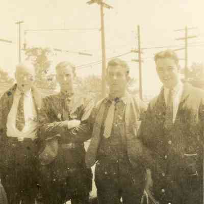 Giles Morton, Hoopie Arthur and Merrill Bird.