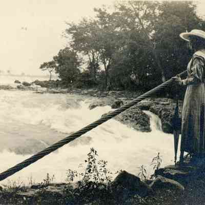 Lois Hisey from the 1916 honeymoon trip to Niagara Falls.