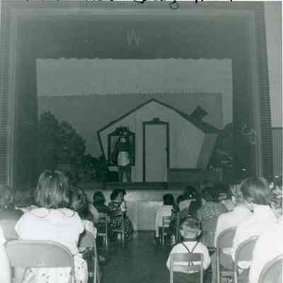 Mike Belt at the Children's Theater for 'Little Red Riding Hood' in March of 1955.