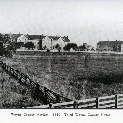 County House and Asylum in 1880