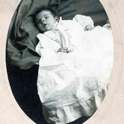 John Egeler Vallance at 5 weeks old.