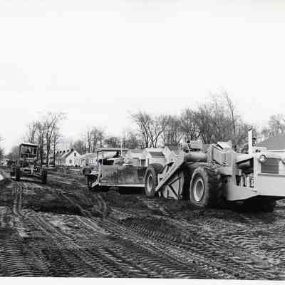 D.P.W Working on a Road.