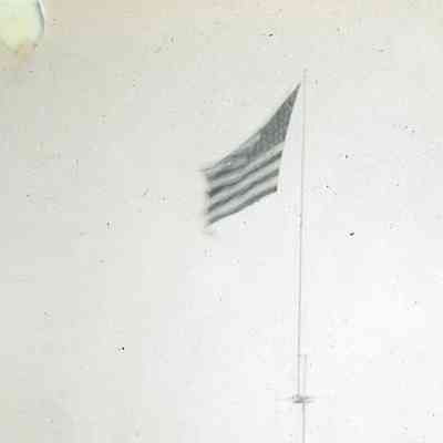 The American Flag on Belle Isle in the summer of 1900.