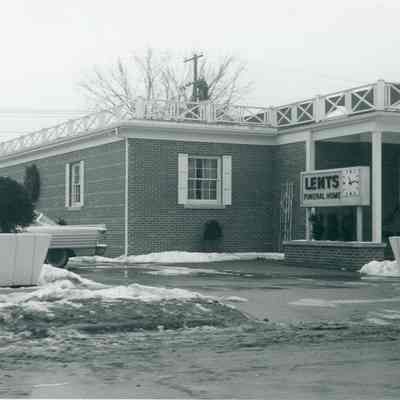 West side of building